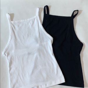 Free People Ribbed Halter Tanktop Basics